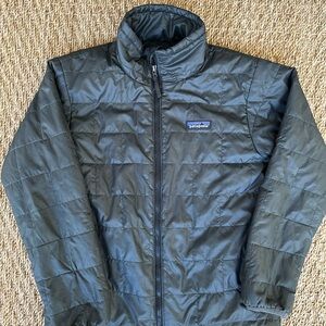 Patagonia kids nano puff jacket, gray, size S (7-8)